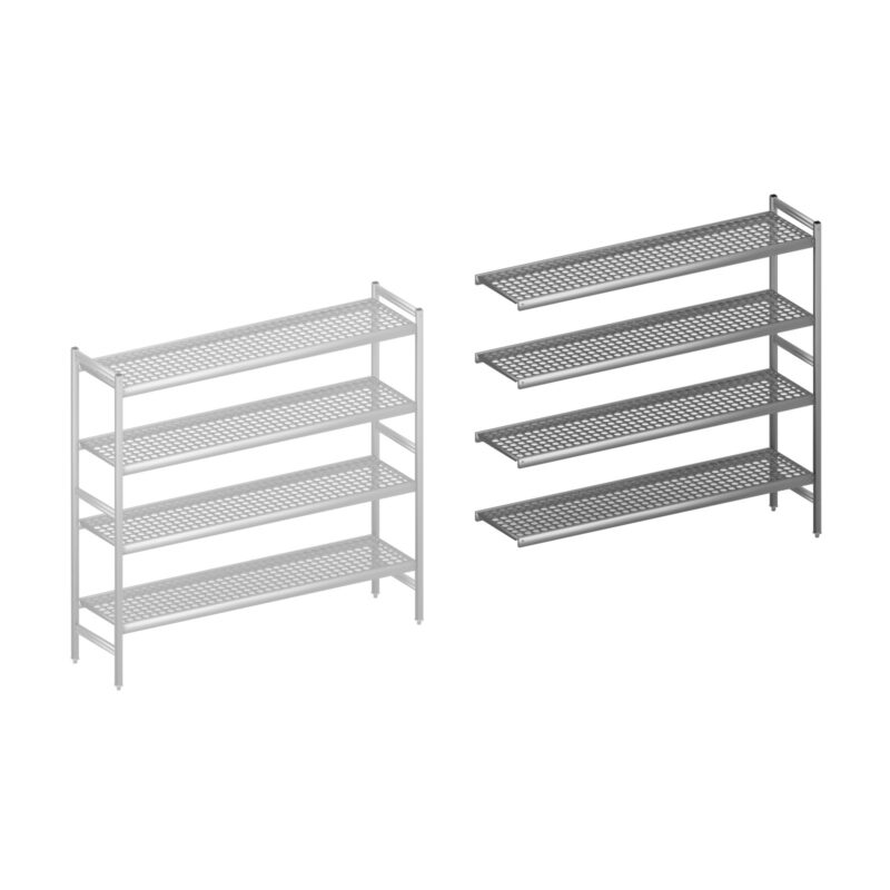 Legbordstelling HACCP aanbouwset 1740 mm H1800 x D560 - Afbeelding 2