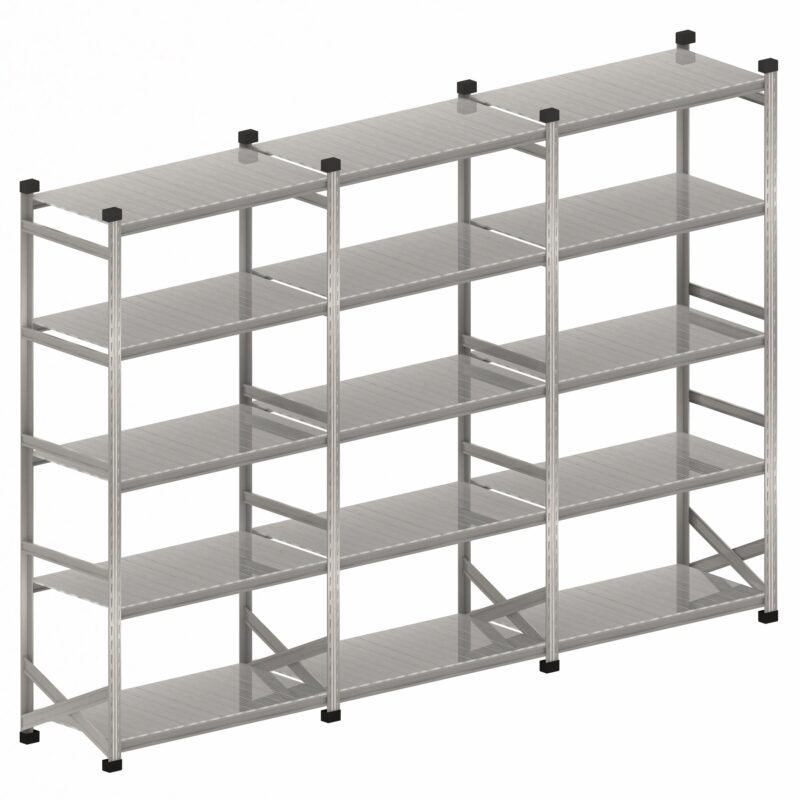Legbordstelling S1 set 3 x 1200 mm H2500 x D600 - Afbeelding 3