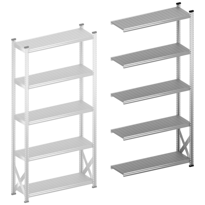 Legbordstelling S1 aanbouwset 1200 mm H2500 x D400 - Afbeelding 2