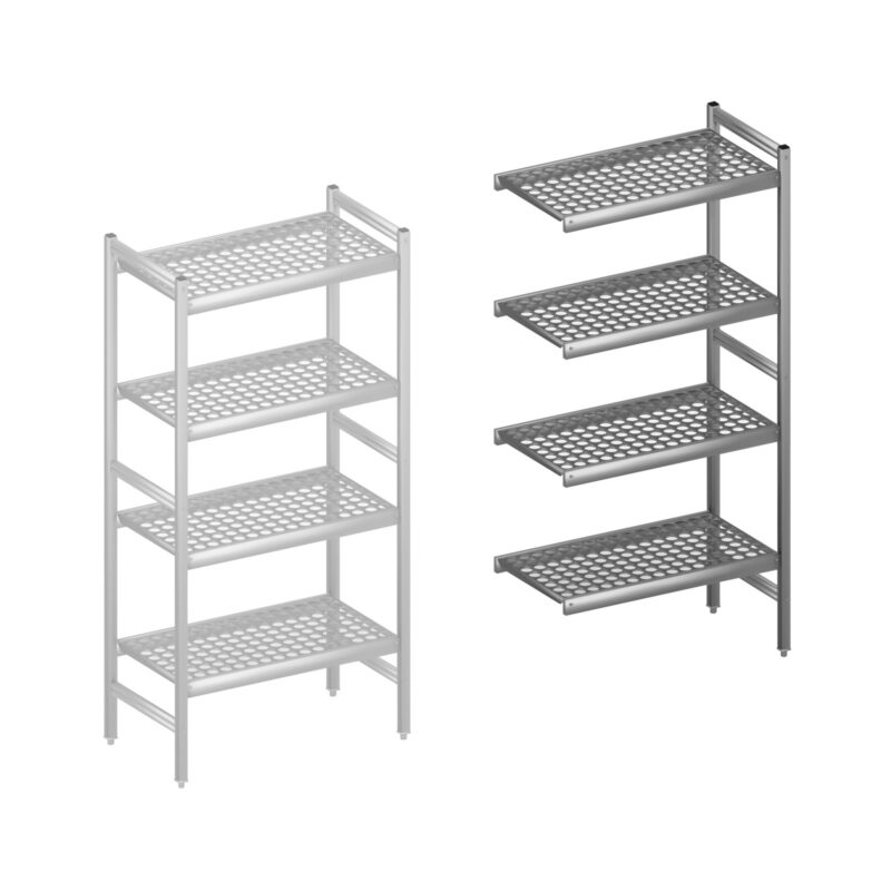 Legbordstelling HACCP aanbouwset 780 mm H1685 x D460
