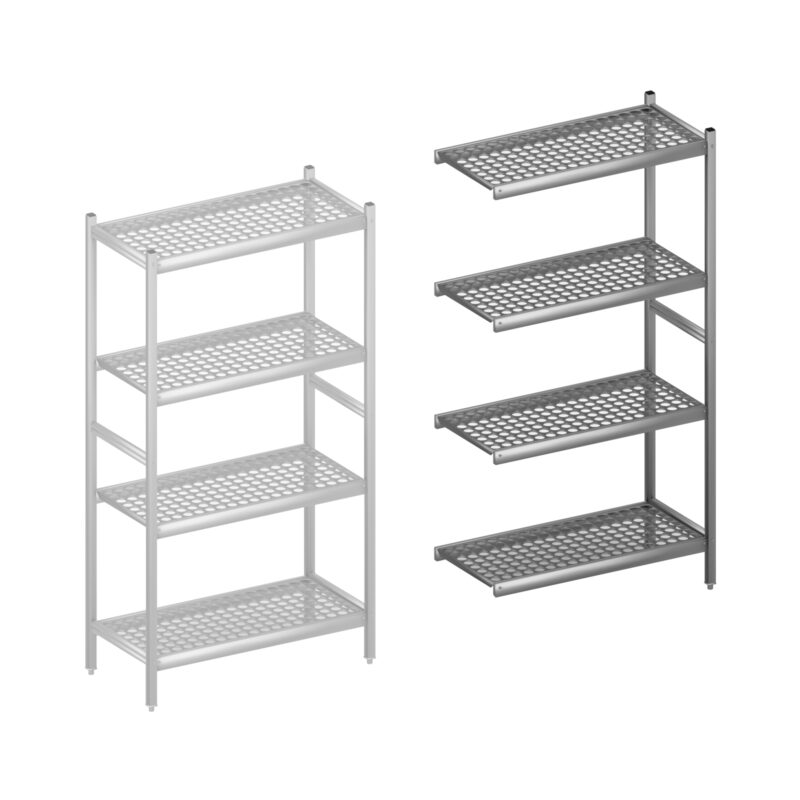 Legbordstelling HACCP aanbouwset 900 mm H1800 x D460